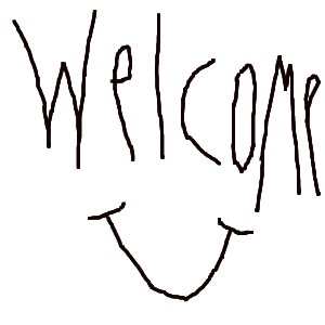 A pic that says welcome